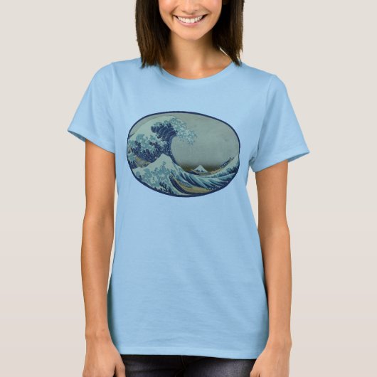 Hokusai's Great Wave T-shirt (Voorkant)