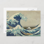 Hokusai's Grote Golf van Kanagawa Briefkaart (Voorkant / Achterkant)
