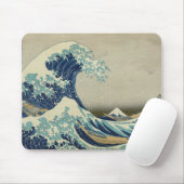 Hokusai's Grote Golf van Kanagawa Mousepad Muismat (Met muis)
