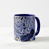 Hokusai's mannelijke golf mok (Voorkant rechts)