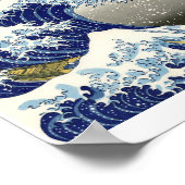Hokusai's The Great Wave at Kanagawa (1760-1849) Poster (Hoek)