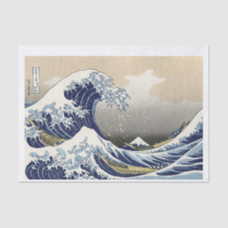Hokusai's The Great Wave bij Kanagawa (1760-1849)  Tissuepapier