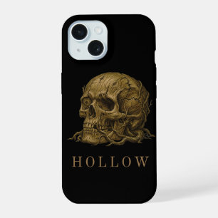 HOL   Houten Reliek Schedel Esthetiek iPhone 15 Case