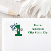 **HOL IN ÉÉN GOLFER** LABEL VOOR TERUGKEERADRES (Insitu)