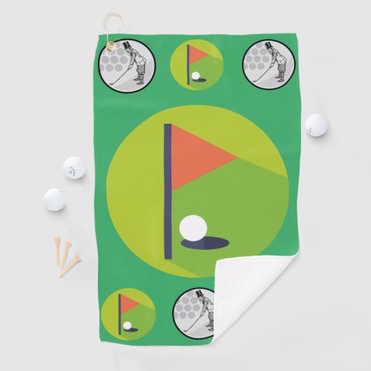 Hol in één golfhanddoek (Insitu)