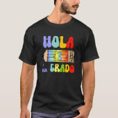 Hola 1er Primer Grado Spaans leraar Maestra Espa T-shirt (Voorkant)