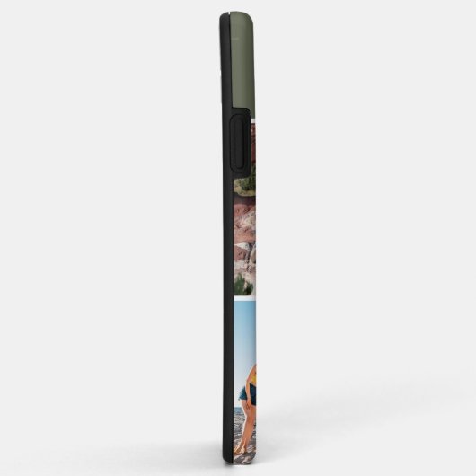 Hola! 4 Fotocollage Groen gepersonaliseerd Case-Mate iPhone Case (Achterkant/rechts)