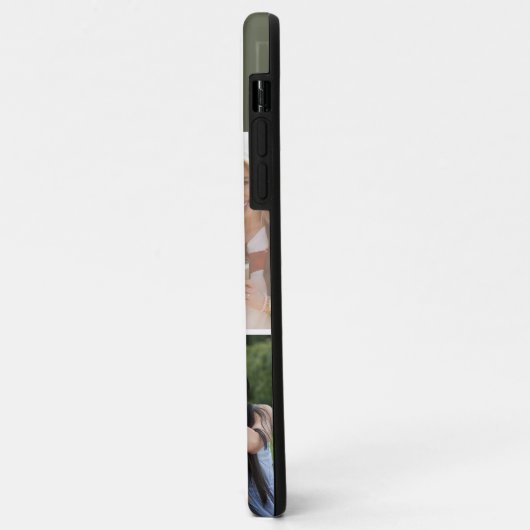 Hola! 4 Fotocollage Groen gepersonaliseerd Case-Mate iPhone Case (Achterkant/links)