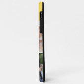 Hola! 4 Fotocollage Helder Geel Gepersonaliseerd Case-Mate iPhone Case (Achterkant/links)