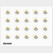 Hola Achos Funny Cinco De Mayo Mexicaans Ronde Sticker (Vel)