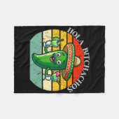 Hola Achos Funny Jalapeno Mexicaanse Cinco de Mayo Fleece Deken (Voorkant (Horizontaal))