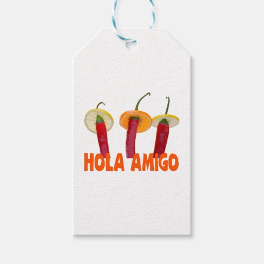 Hola Amigo Cadeaulabel (Voorkant)