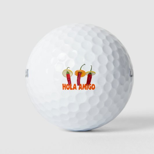 Hola Amigo Golfballen (Voorkant)