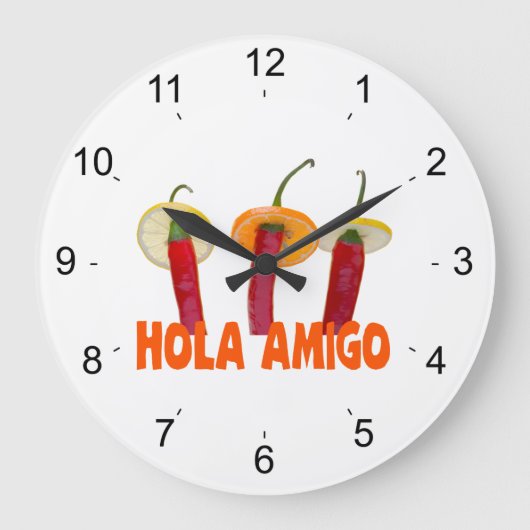 Hola Amigo Grote Klok (Voorkant)
