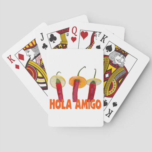 Hola Amigo Pokerkaarten (Achterkant)