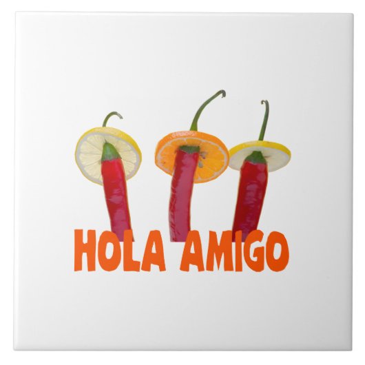 Hola Amigo Tegeltje (Voorkant)