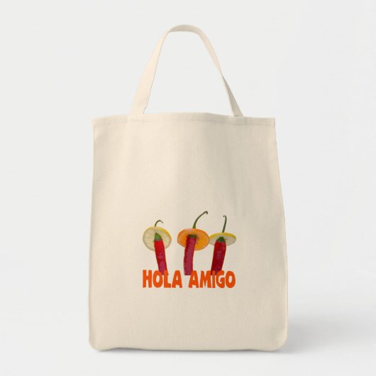 Hola Amigo Tote Bag (Voorkant)
