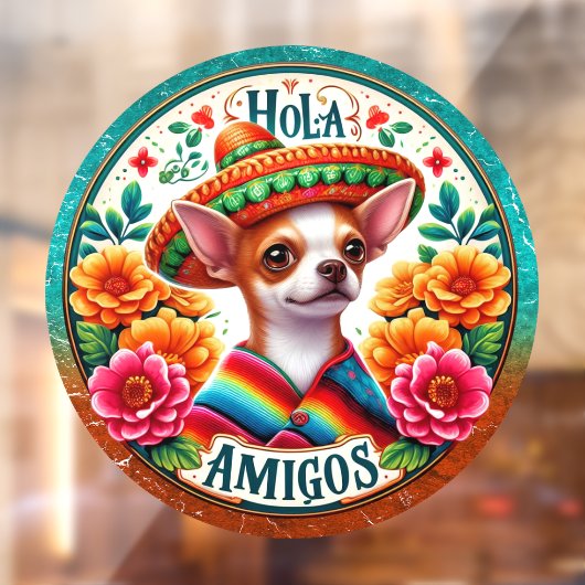 Hola Amigos - Zo Schattig! Raamsticker (Vel 2)