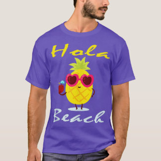 Hola Beach Funny Beach Vacation Summer (10) T-shirt