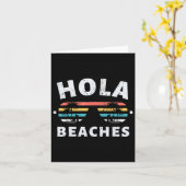 Hola Beaches Geschenken Grappig Familie Vakantie S Kaart (Gele Bloem)