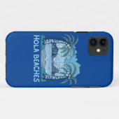 HOLA BEACHES grappig strandleven zomer Case-Mate iPhone Case (Achterkant (horizontaal))