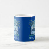 HOLA BEACHES grappig strandleven zomer Koffiemok (Center)