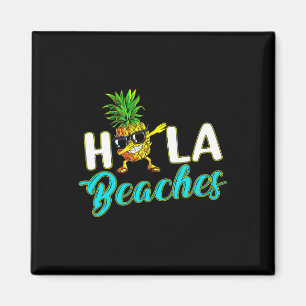 Hola bereikt Funny Beach Vacation Family Summer Pi Magneet