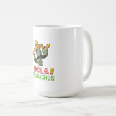 Hola Bitchachos Cactus Cinco de Mayo Fiesta Party Koffiemok (Voorkant rechts)