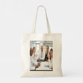 Hola Bitchachos Fiesta Party Cactus Mexican Cinco  Tote Bag (Achterkant)