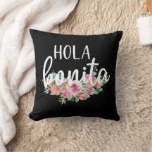 Hola Bonita Spaanse Rozen Typografie Chic Modern 