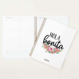 Hola Bonita Spaanse Rozen Typografie Modern Planner