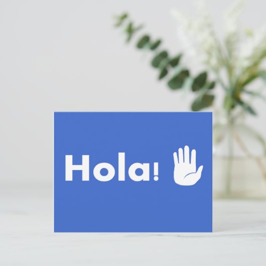 Hola Briefkaart (Staand voorkant)