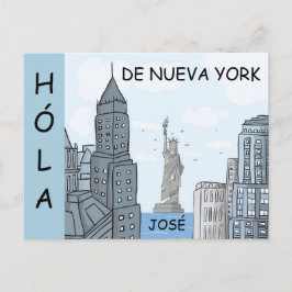 HOLA DE NUEVA YORK BRIEFKAART