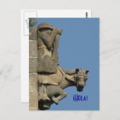 Hola. - Groeten uit Barcelona Briefkaart (Voorkant / Achterkant)