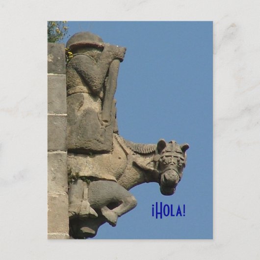 Hola. - Groeten uit Barcelona Briefkaart (Voorkant)