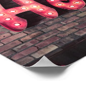 Hola Hallo Neon Sign Poster (Hoek)