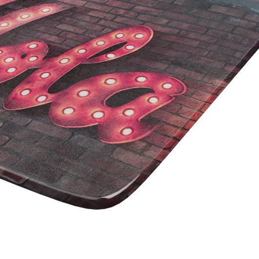 Hola Hallo Neon Sign Snijplank (Hoek)