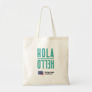 Hola/Hello Tote Bag by Language Matters