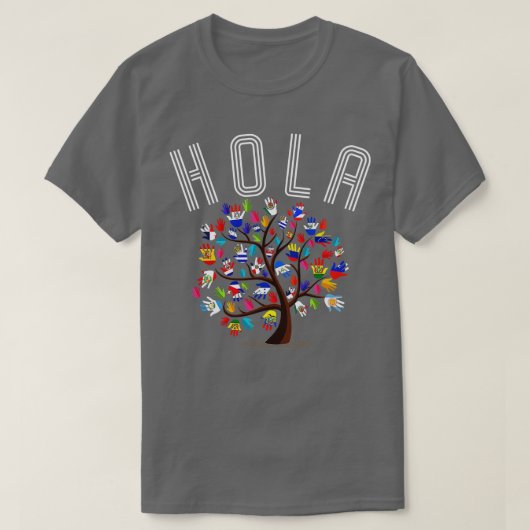HOLA-hispanische erfgoedmaand T-shirt (Design voorkant)
