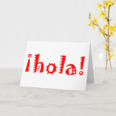 Hola Kaart (Gele Bloem)