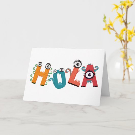 Hola Kaart (Gele Bloem)