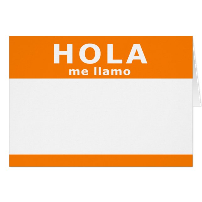 hola me llamo (Voorkant Horizontaal)