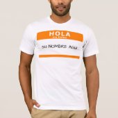 hola me llamo t-shirt (Voorkant)