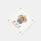 Hola Mexican Boy Fiesta Baby shower Benodigdheden Servet (Hoek)