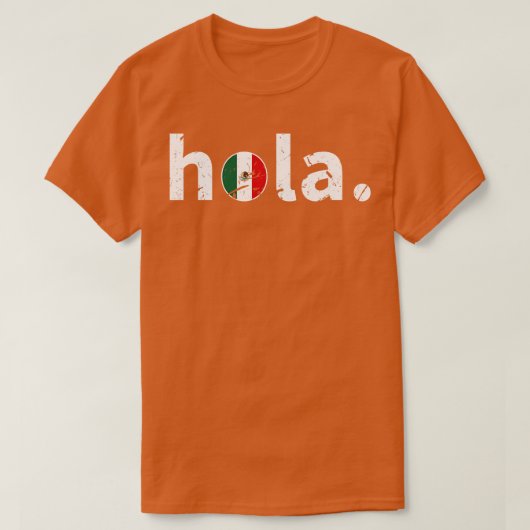 Hola Mexican T-shirt (Design voorkant)