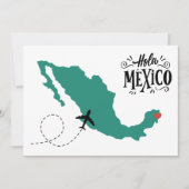 Hola Mexico Photo Wedding Save the Date (Voorkant)