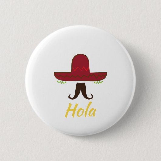 Hola Ronde Button 5,7 Cm (Voorkant)