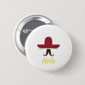 Hola Ronde Button 5,7 Cm (Voorkant /achterkant)