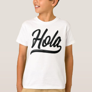 Hola Script (zwart) T-shirt