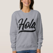 Hola Script (zwart) Trui (Voorkant)